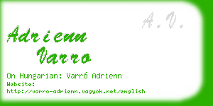 adrienn varro business card