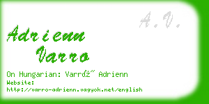 adrienn varro business card